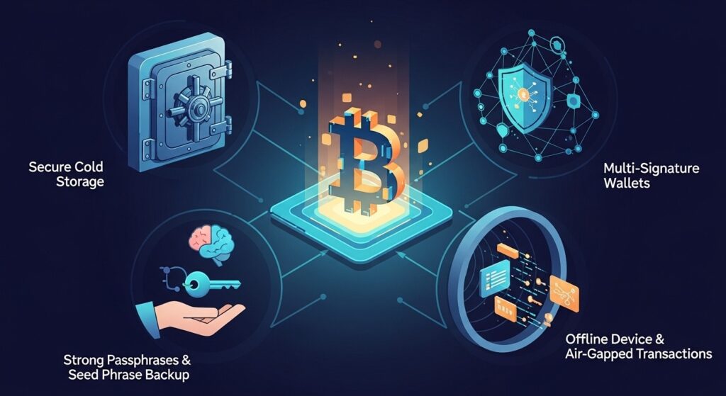 Bitcoin self-custody security best practices
