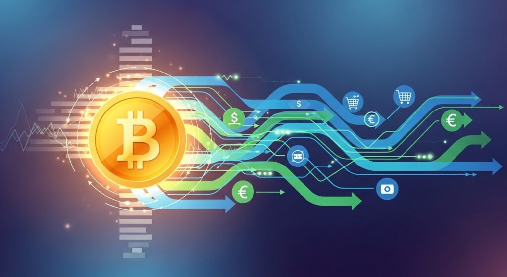 Bitcoin's dual role as store of value and medium of exchange