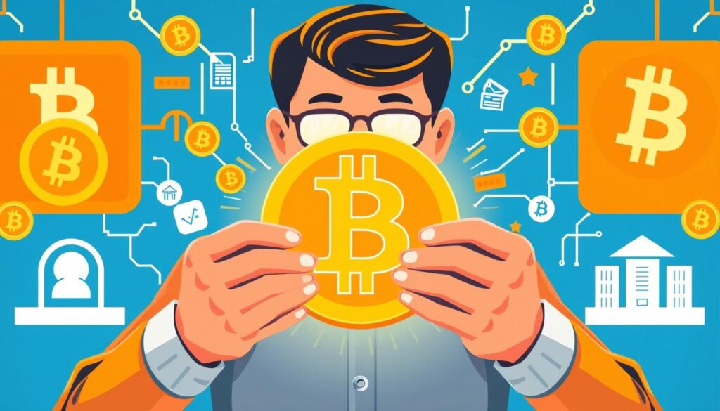 Conceptual image representing Bitcoin sovereignty through proper UTXO management