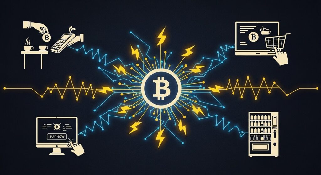 Real-world Bitcoin payment applications through Lightning Network