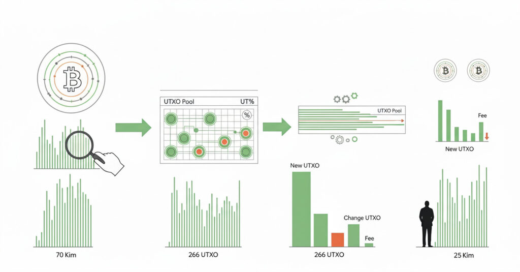 Step-by-step visual guide to implementing UTXO management
