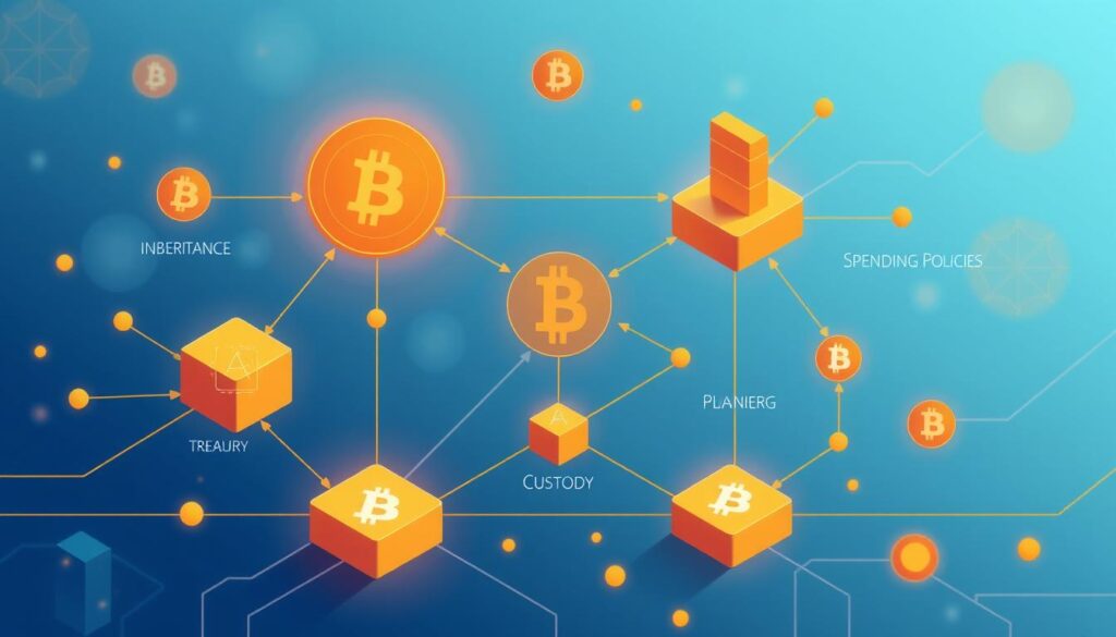 Future vision of Bitcoin Miniscript enabling complex financial arrangements