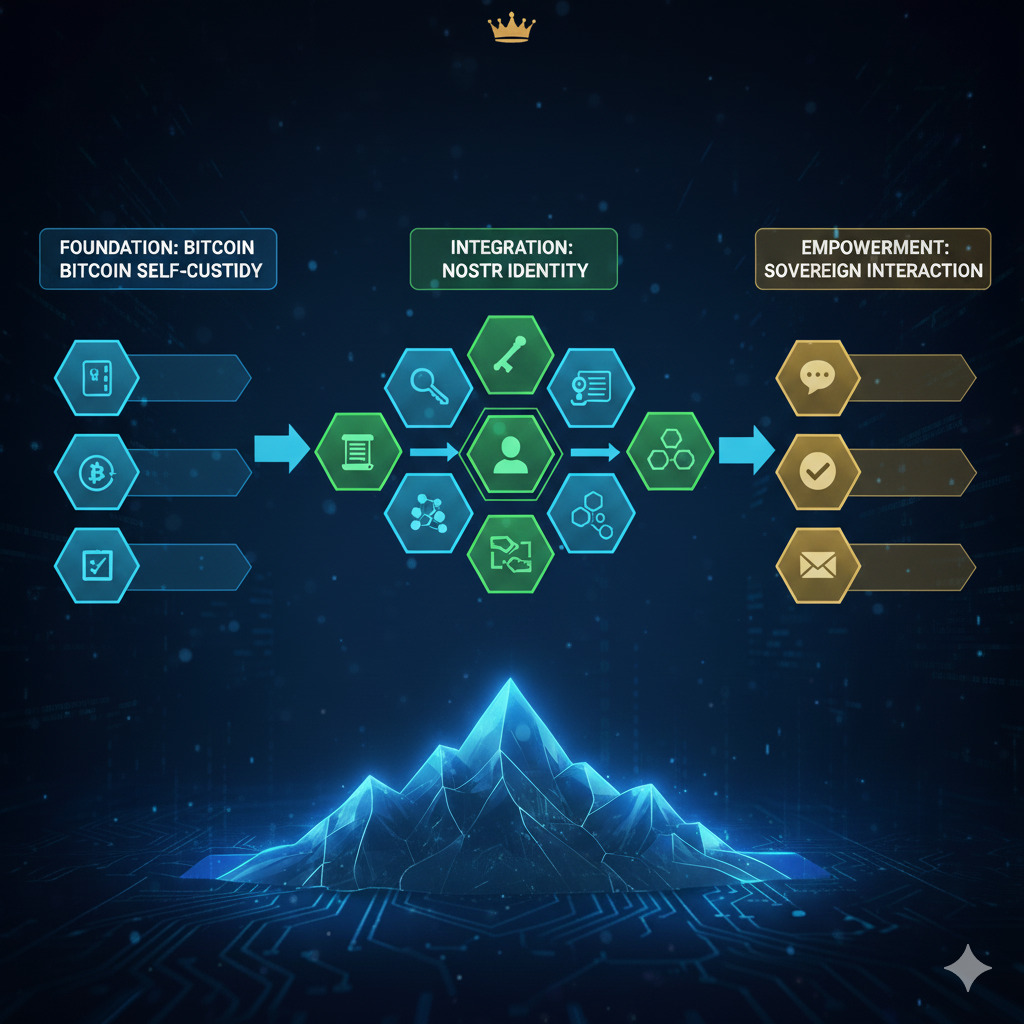 Step-by-step implementation roadmap for Bitcoin self-custody and Nostr integration
